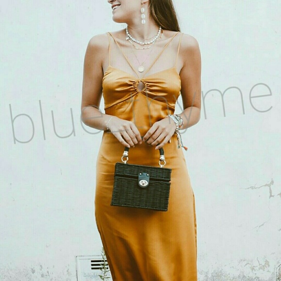 Zara WOMANS SILKY Satin Strappy Dress - Picture 3 of 7